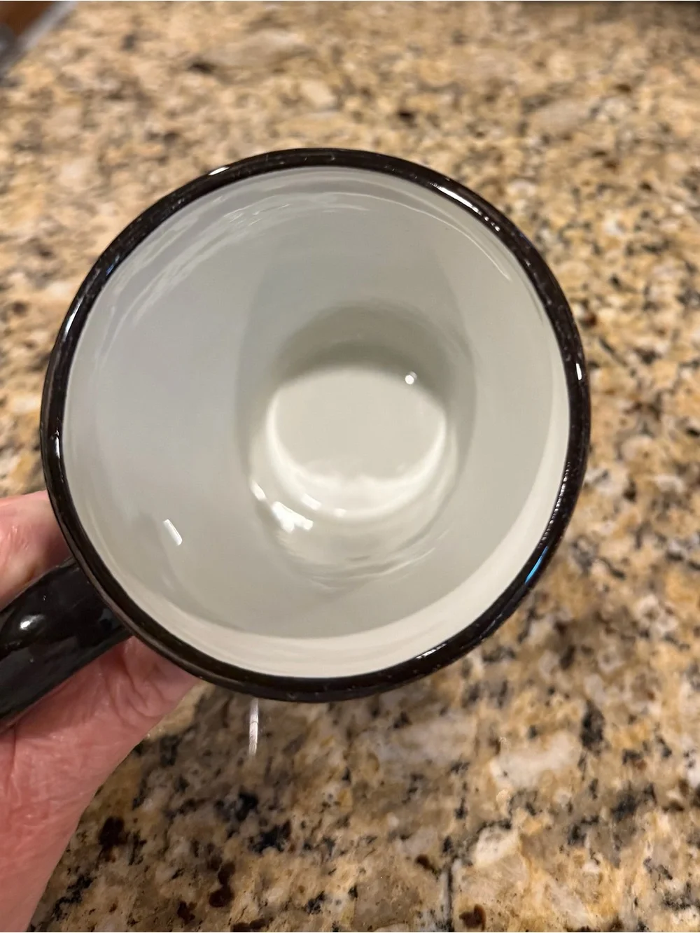 Hallmark Black Ceramic Mug with 'Add Scream and Sugar' Text